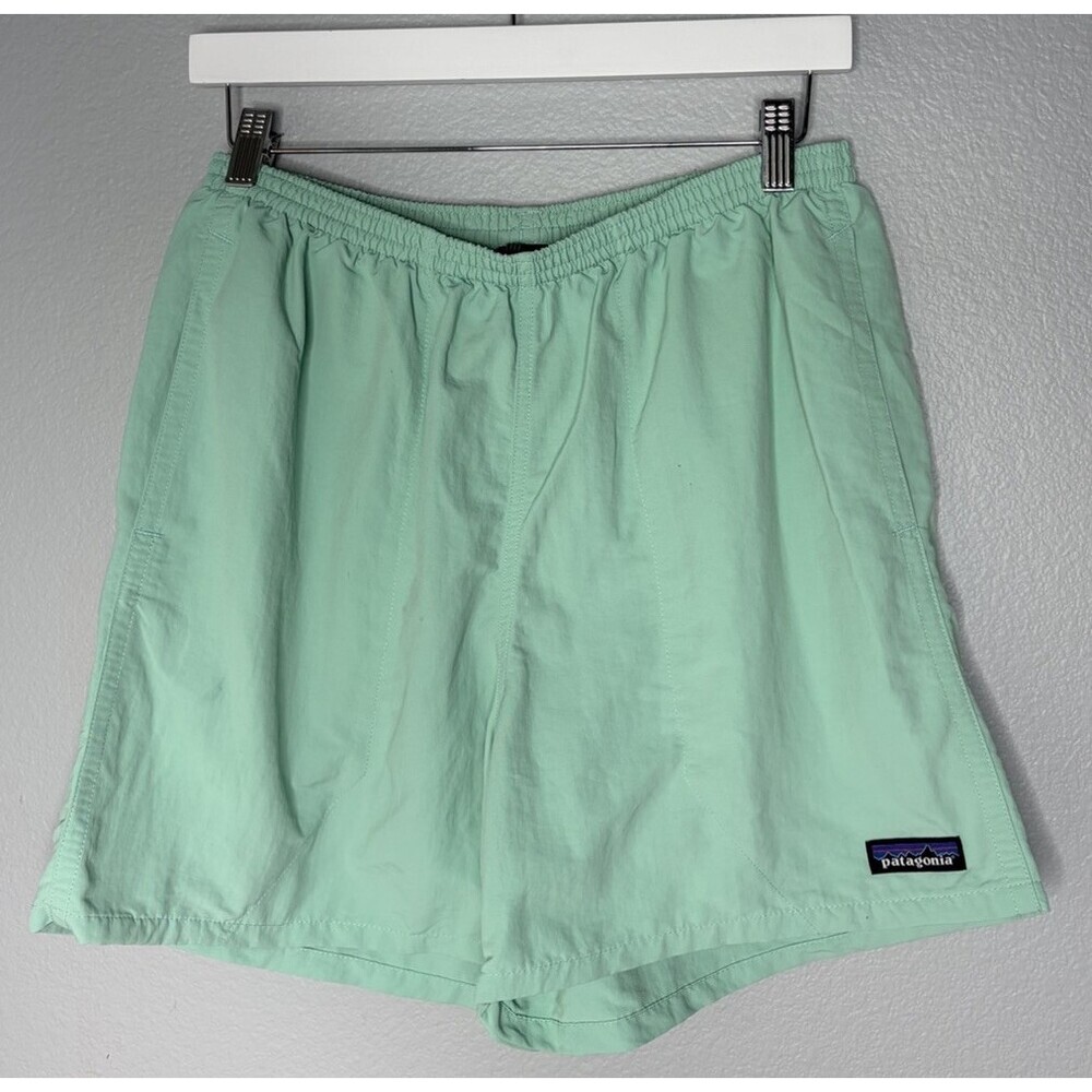 PATAGONIA MEN BAGGIES MEDIUM Gorpcore Hiking Swimliner GREEN